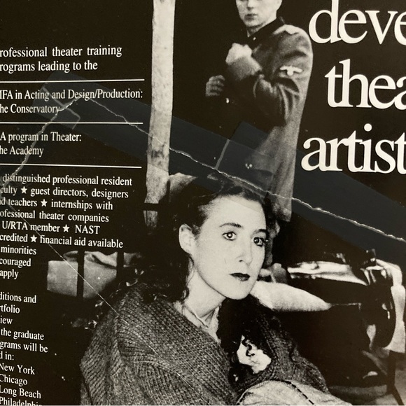 Linda Stephens Wings Theater Week Magazine March 15 1993 Creased - Label Residue - Picture 6 of 8